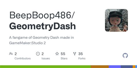 A fangame of Geometry Dash made in GameMaker:Studio 2 .